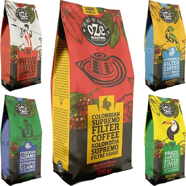 Dünya Kahveleri Seti 2'li 250G