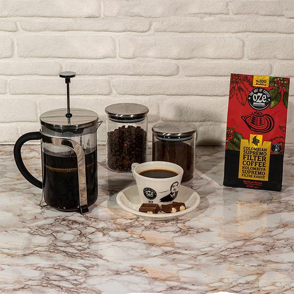 Latin Amerika Filtre Kahve Seti Guatemala, Colombian, Brazil 3'lü 250G