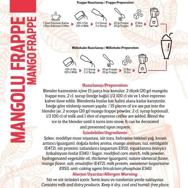 Mangolu Frappe Tozu 250G