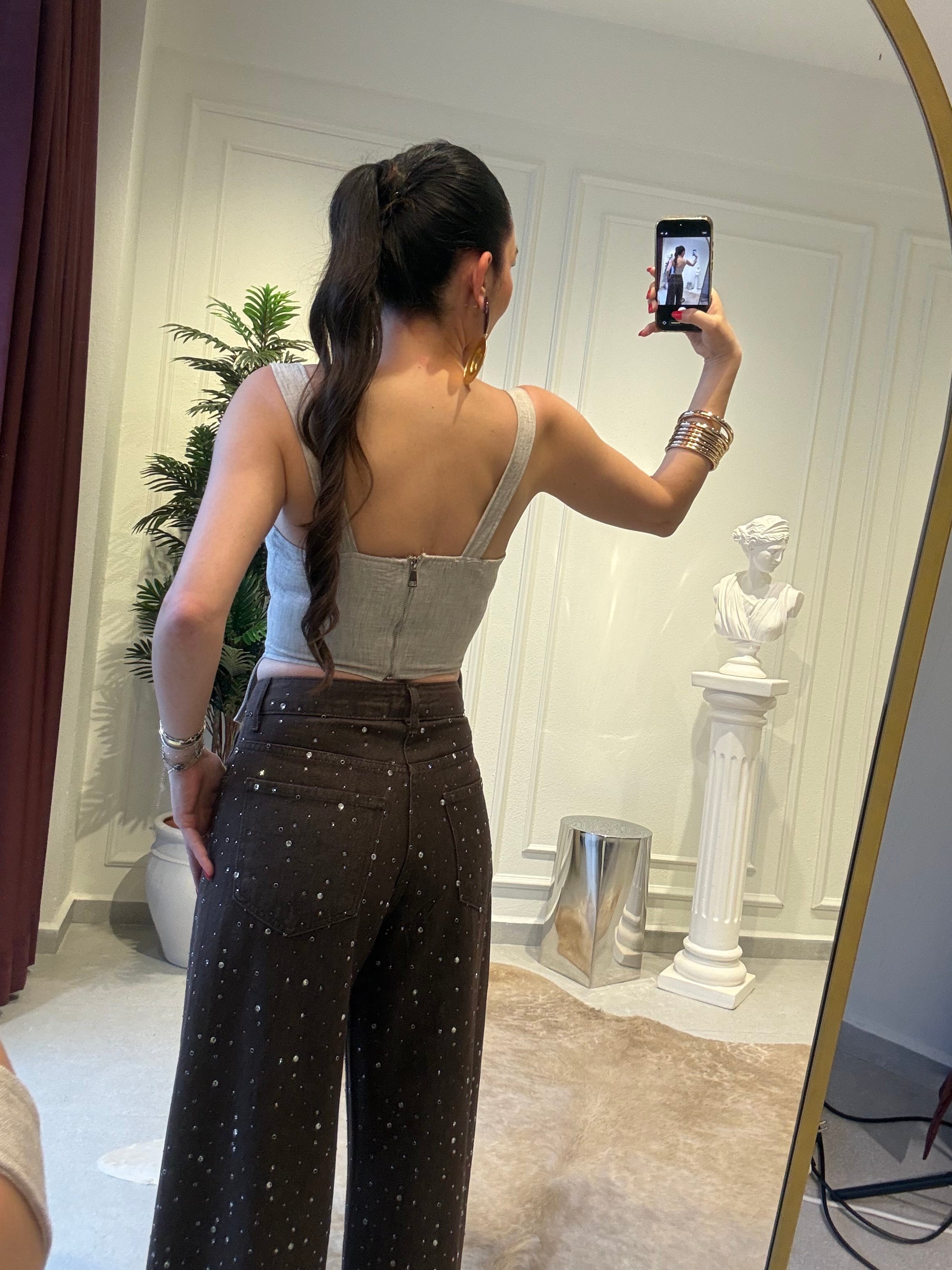 Asimetrik Kesim Bluz 