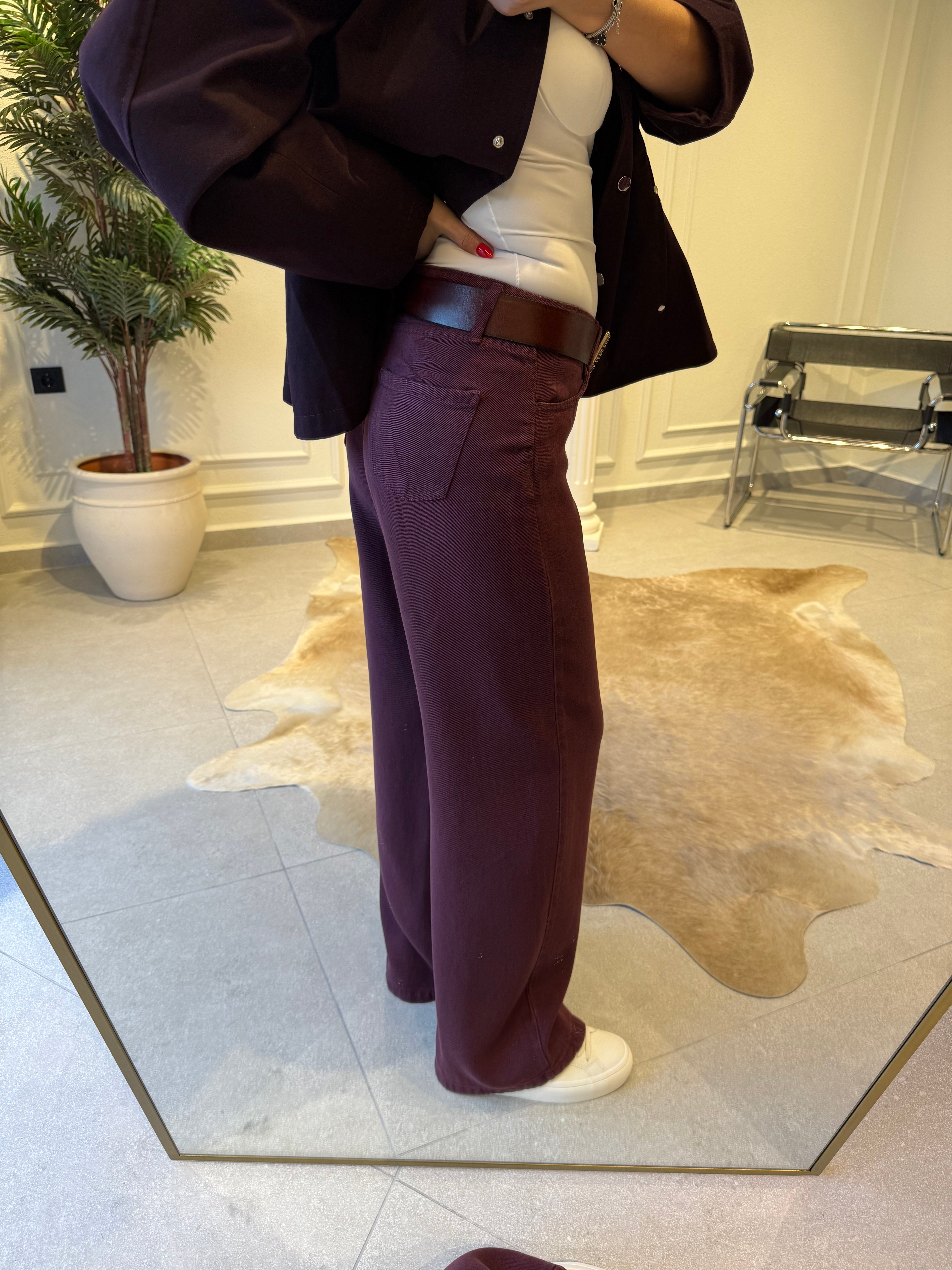 Bordo Tensel Pantolon
