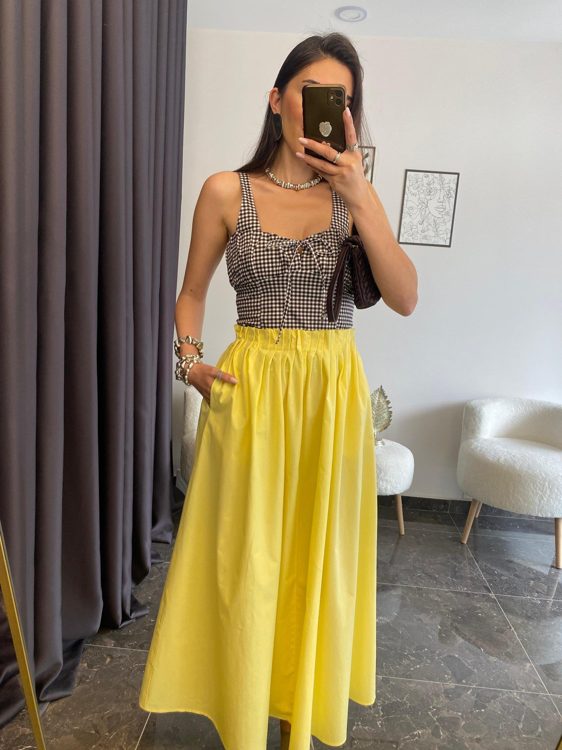 marka model poplin etek