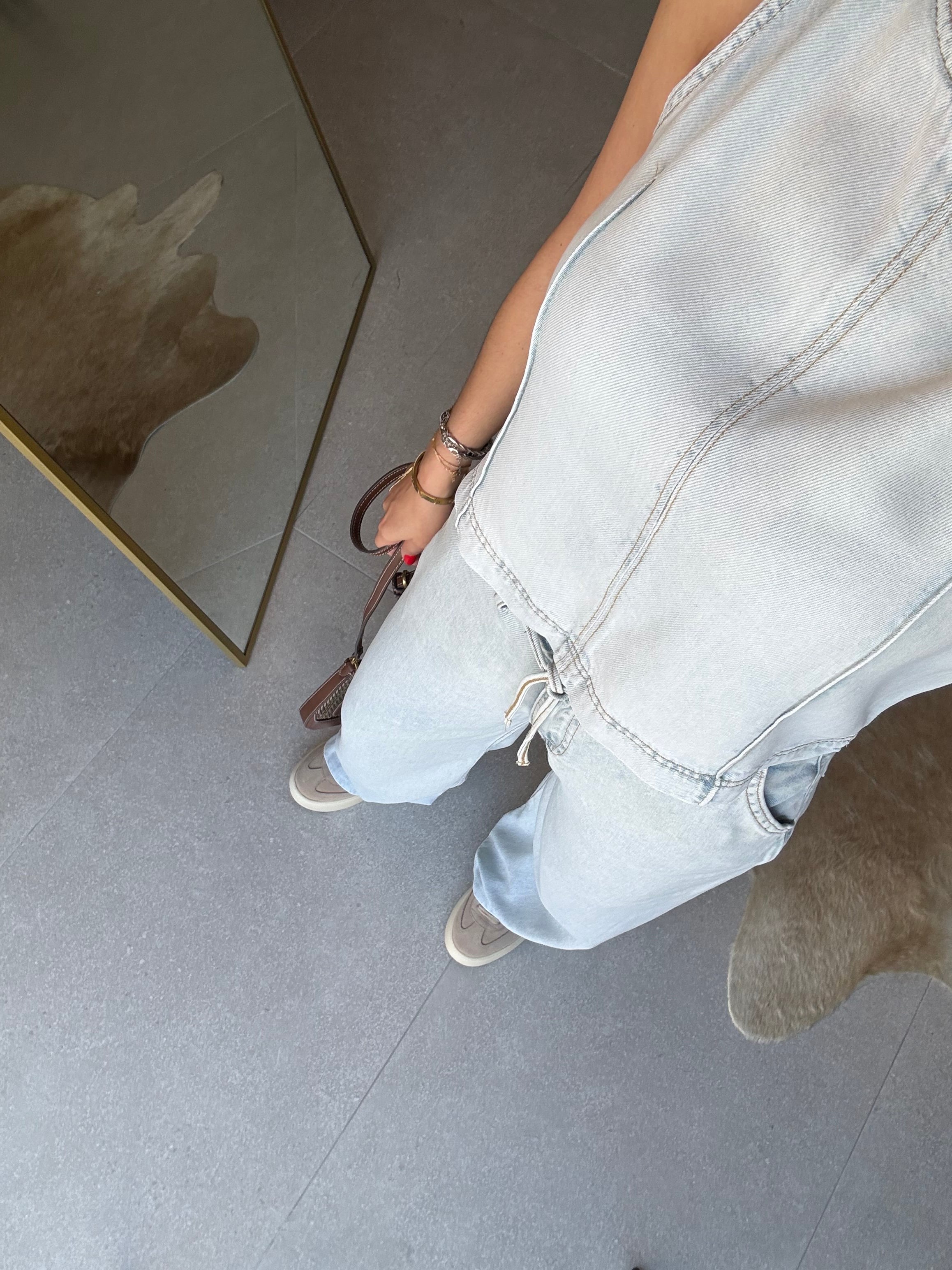 Mavi Tensel Denim Takım