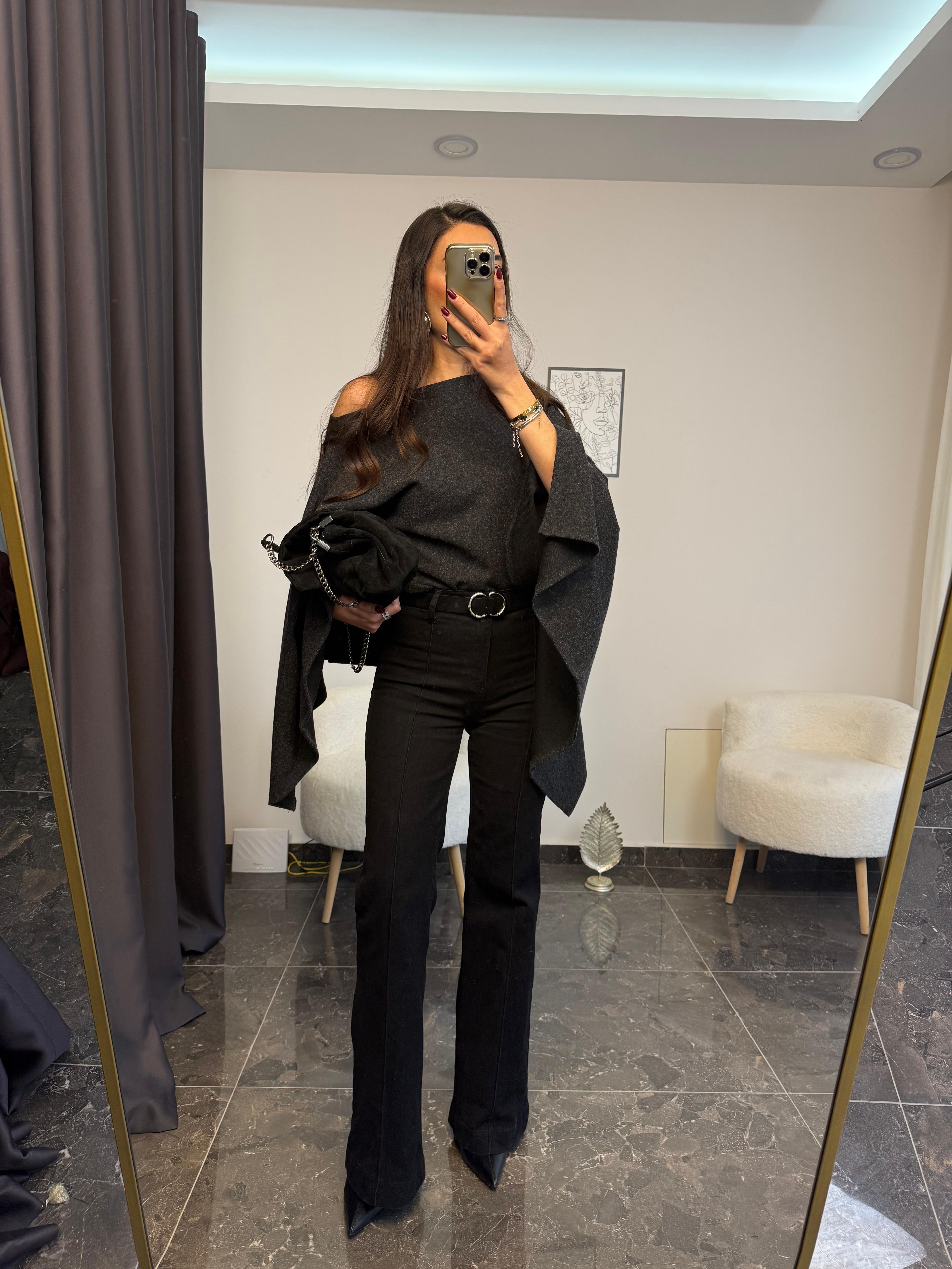 PELERİN TRİKO BLUZ