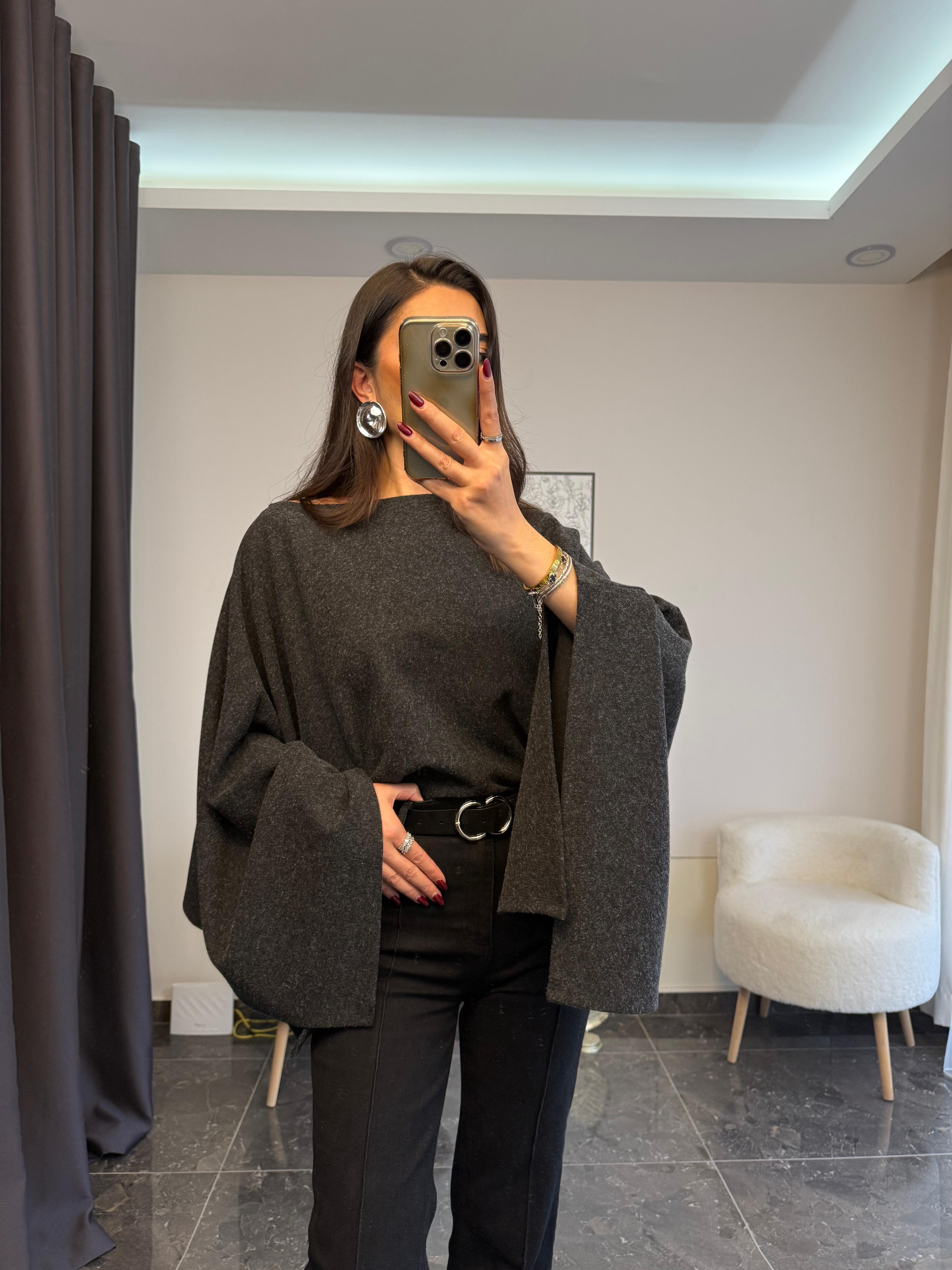 PELERİN TRİKO BLUZ