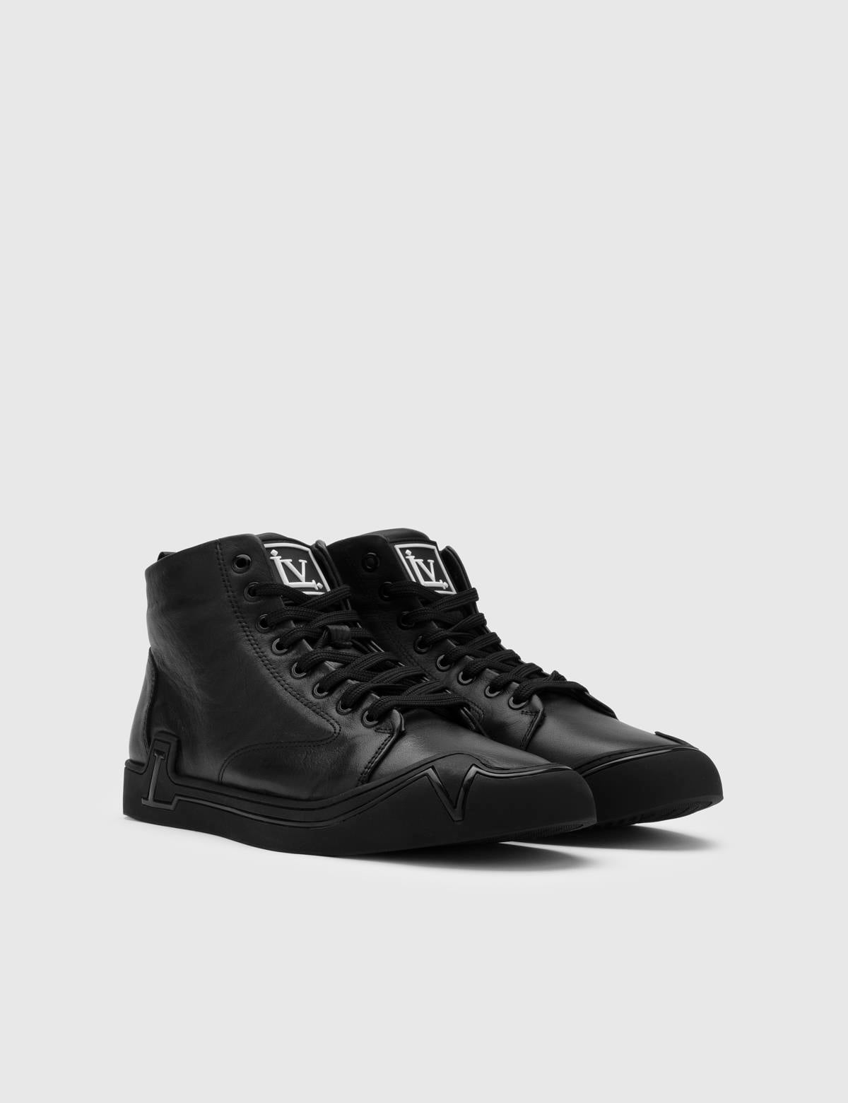 Abror Black Leather Men's Boot