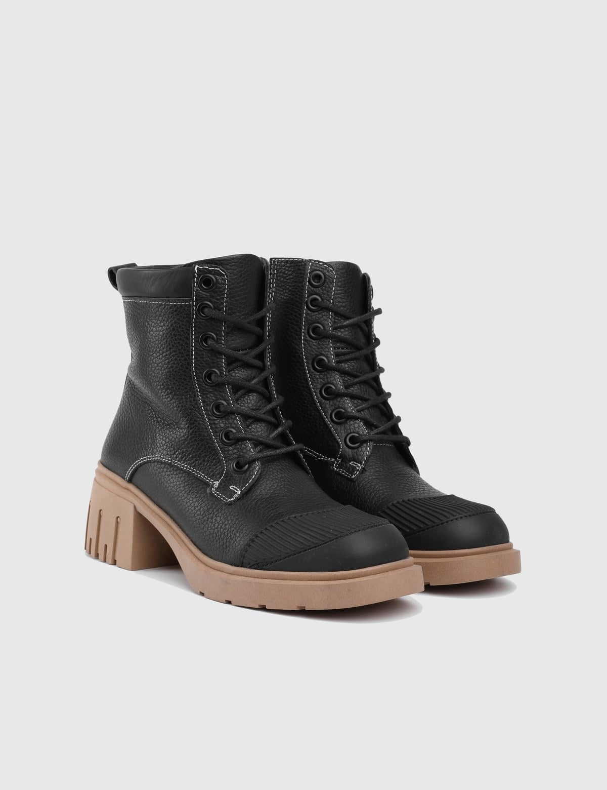 Alfred Black Floater Leather Women's Boot