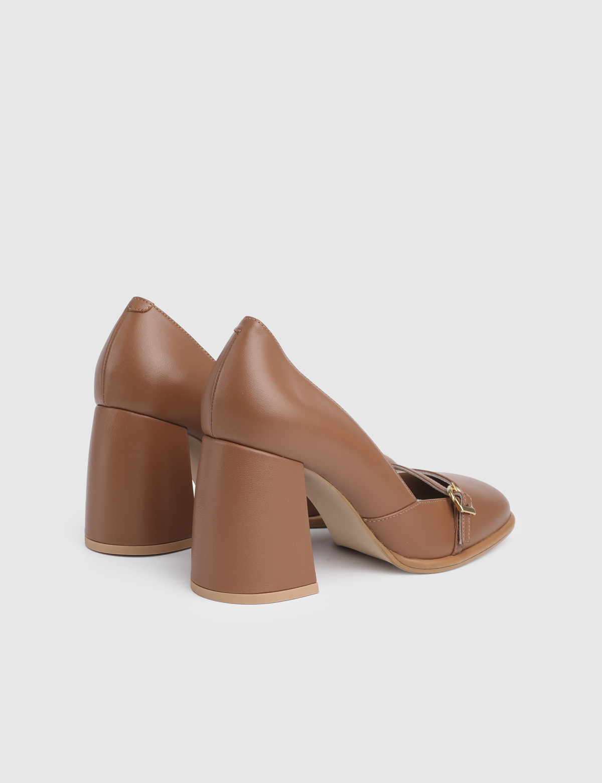 Anais Saddle Brown Leather Women's Pump