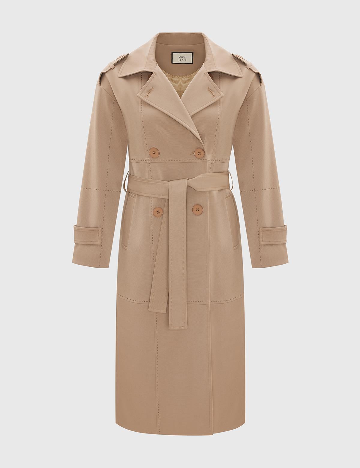 Andrada Camel Women's Trench Coat