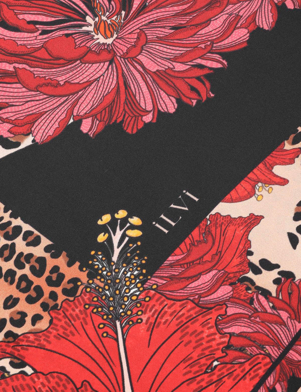 Anubis Red Silk Twill Women's Bandana