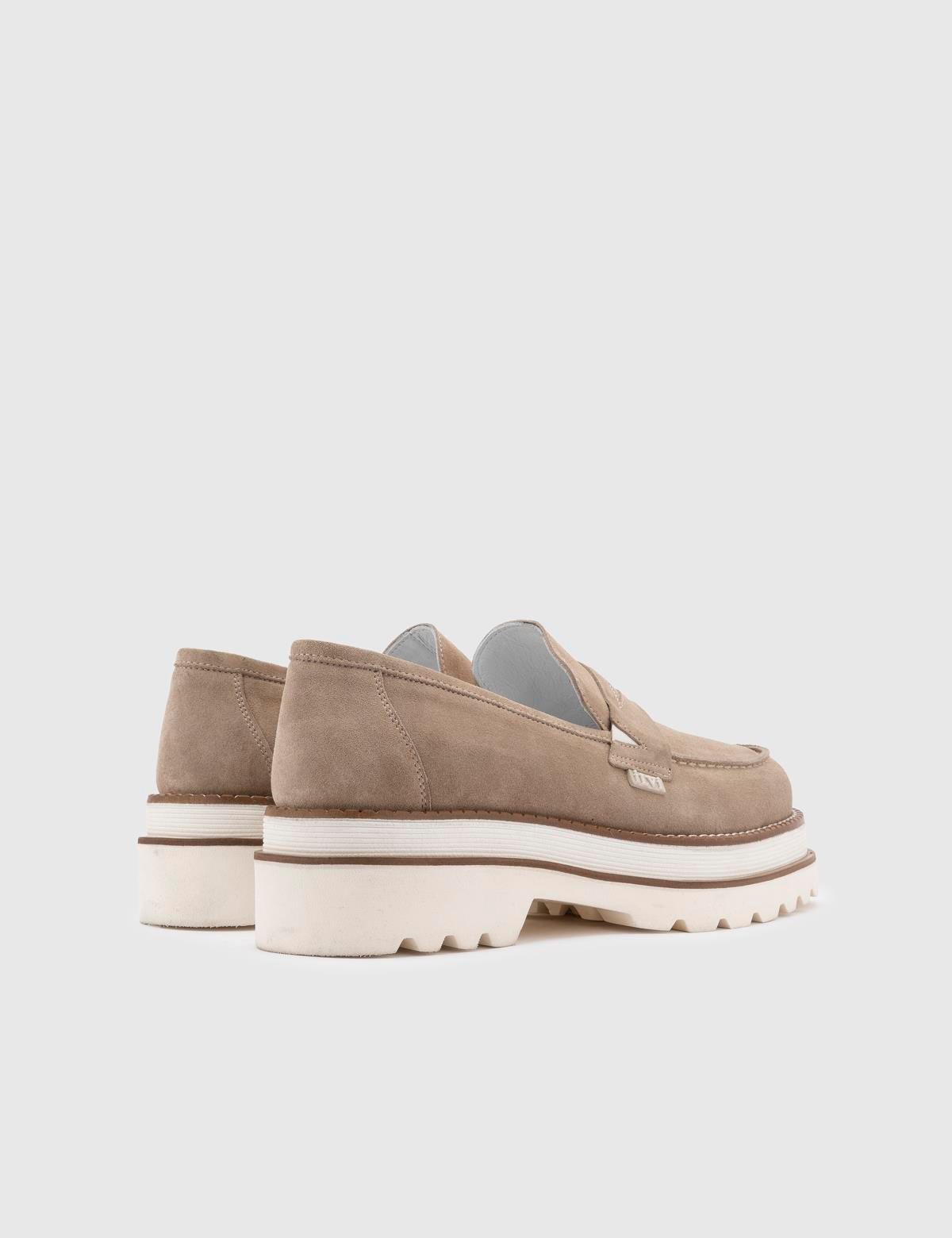 Arve Sand Suede Leather Men's Loafer
