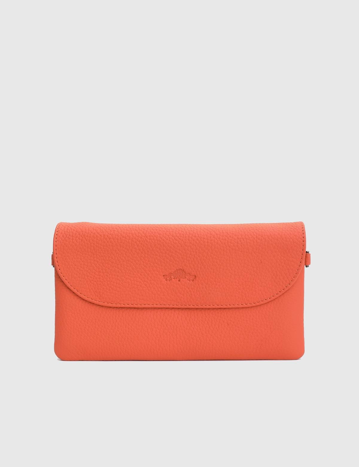 Arvin Orange Floater Leather Women's Wallet