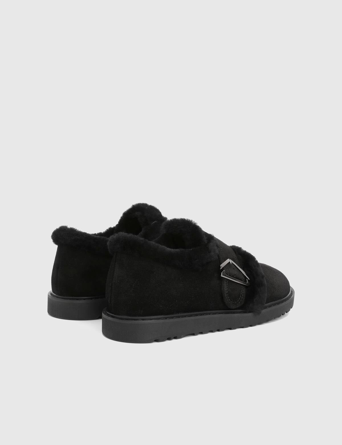 Arya Black Suede Leather Women's Boot
