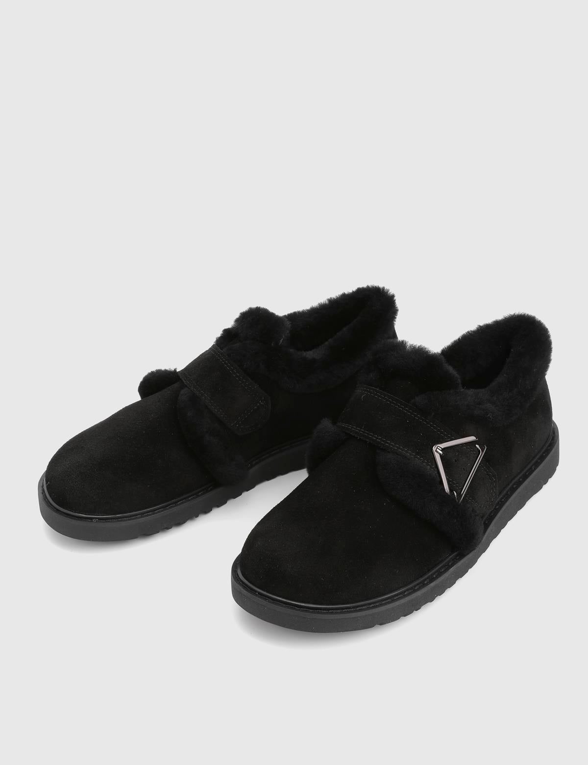 Arya Black Suede Leather Women's Boot