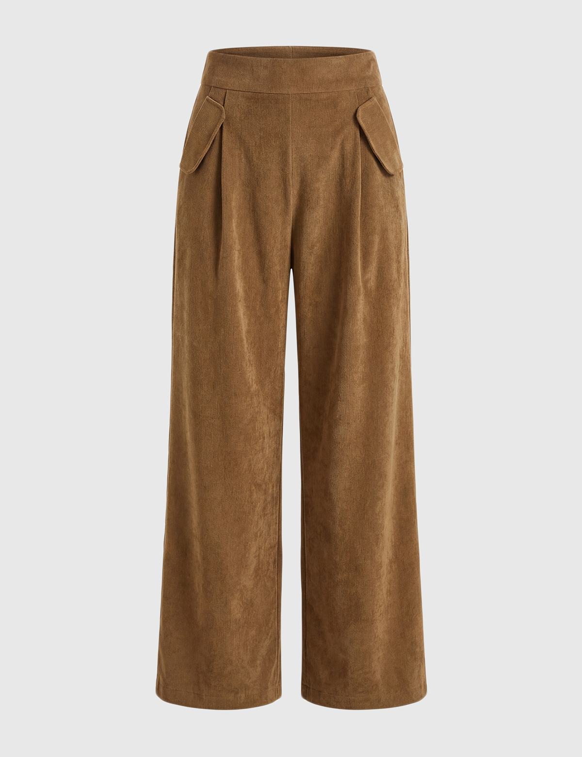 Baliae Khaki Women's Corduroy Pants