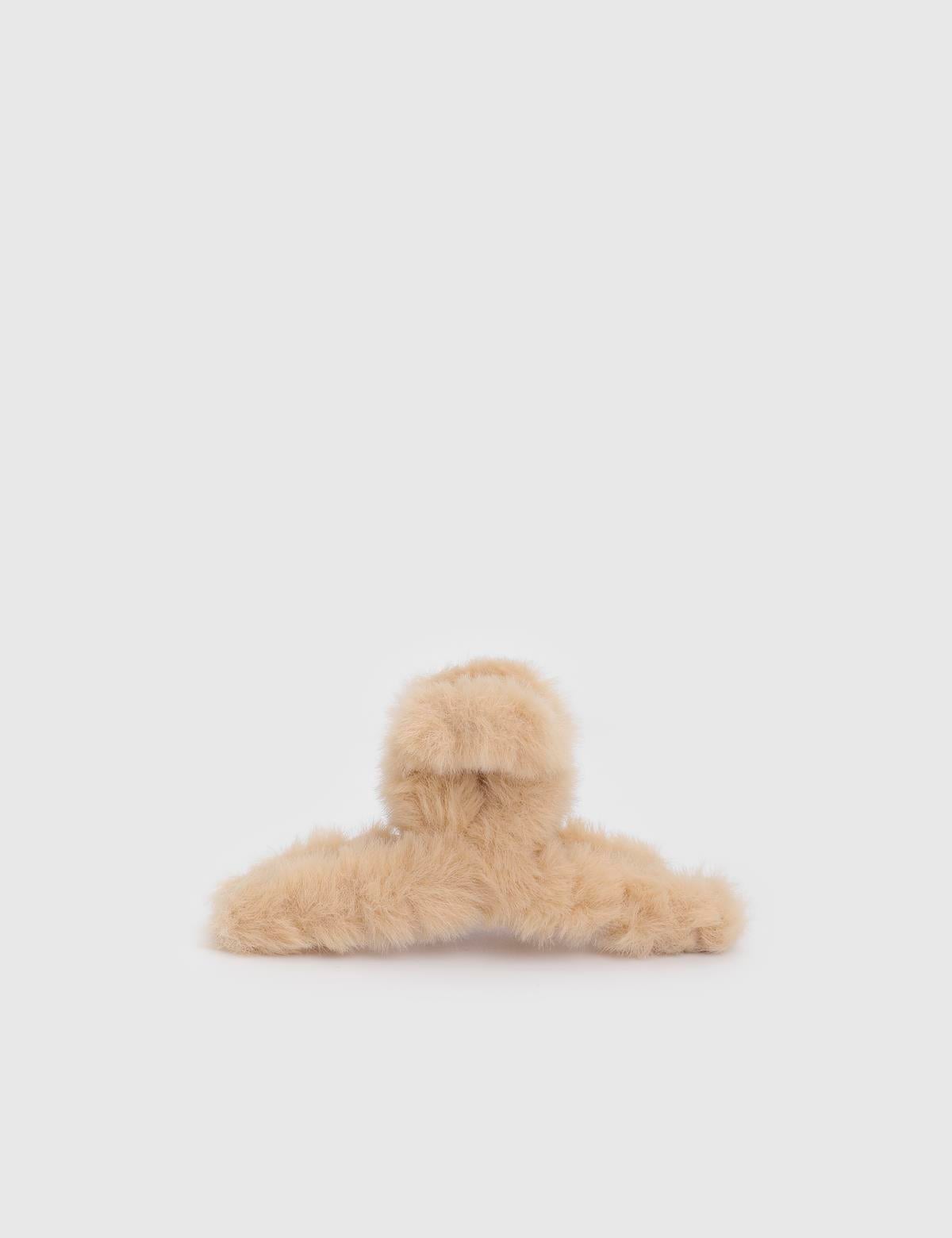 Baryae Beige Women's Hair Claw Clip