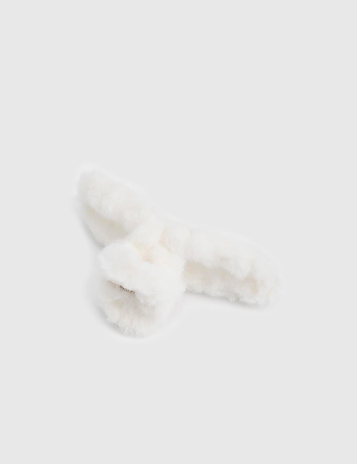 Baryae White Women's Hair Claw Clip