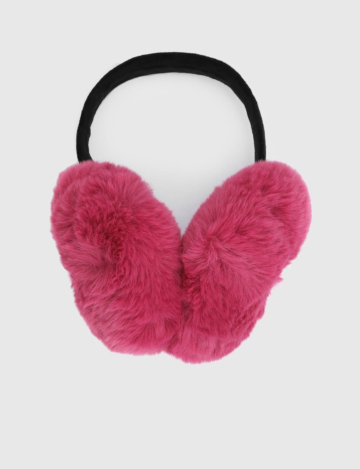 Belinay Fuchsia Unisex Faux Fur Earmuffs