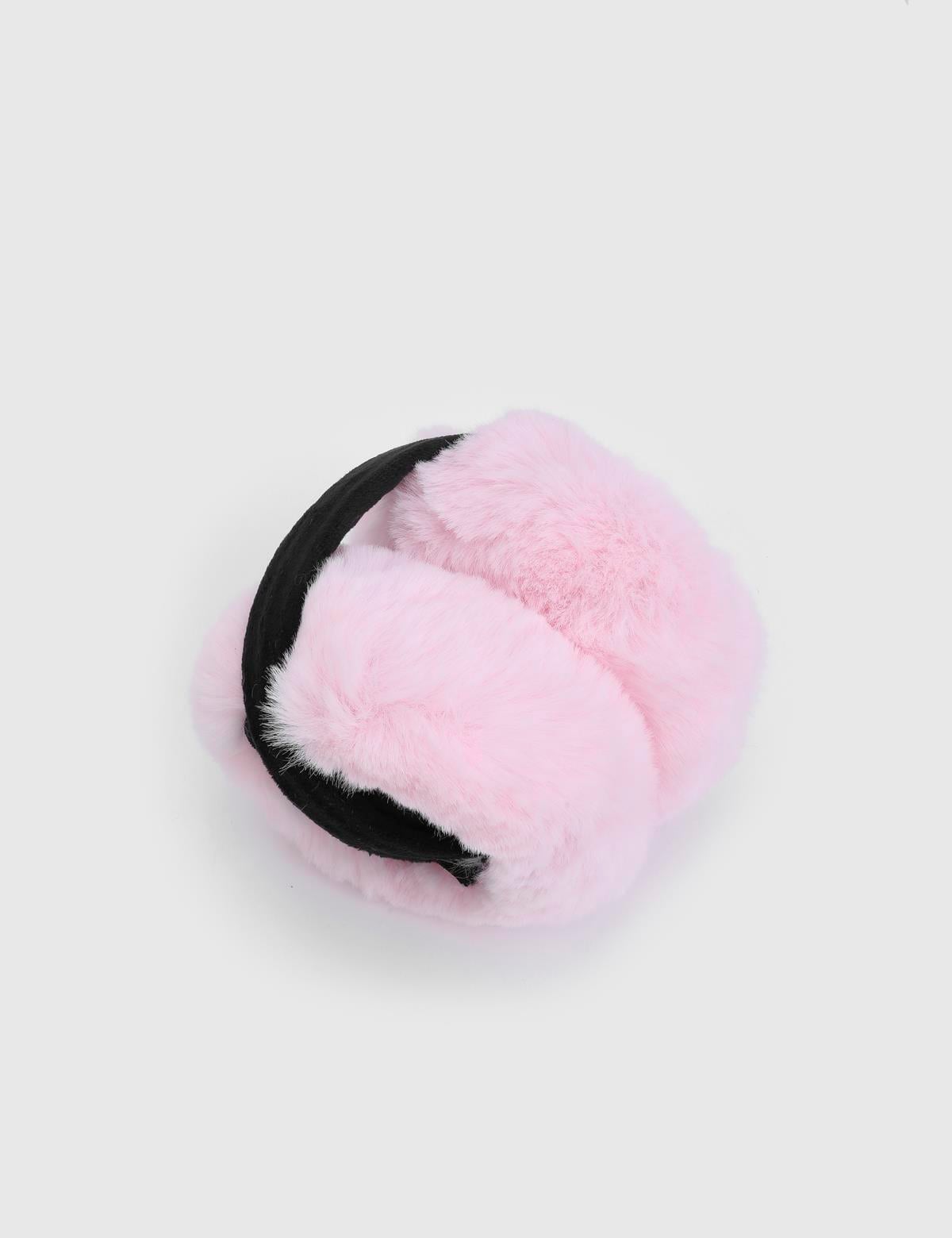 Belinay Pink Unisex Faux Fur Earmuffs