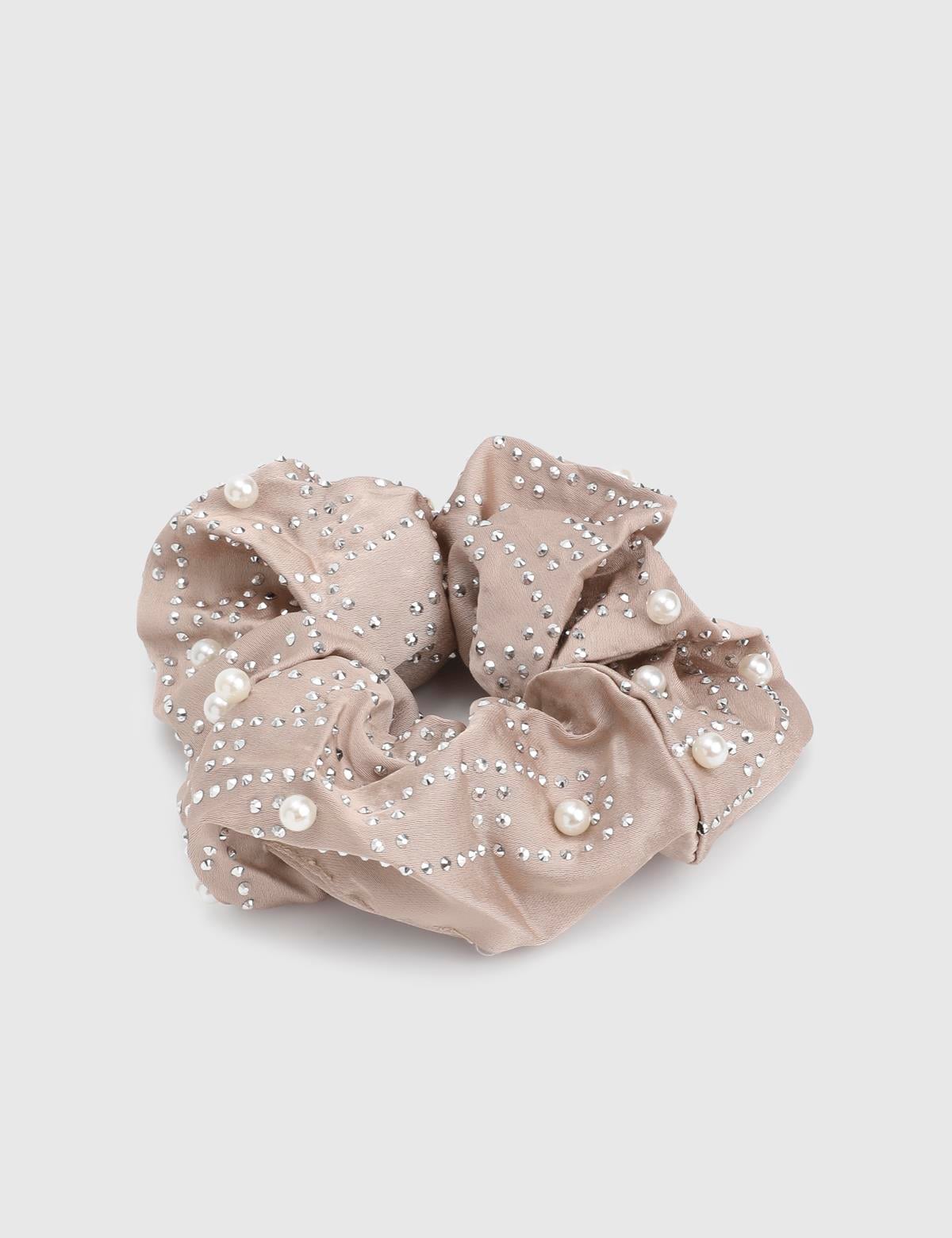 Bire Beige Women's Elastic Hair Tie