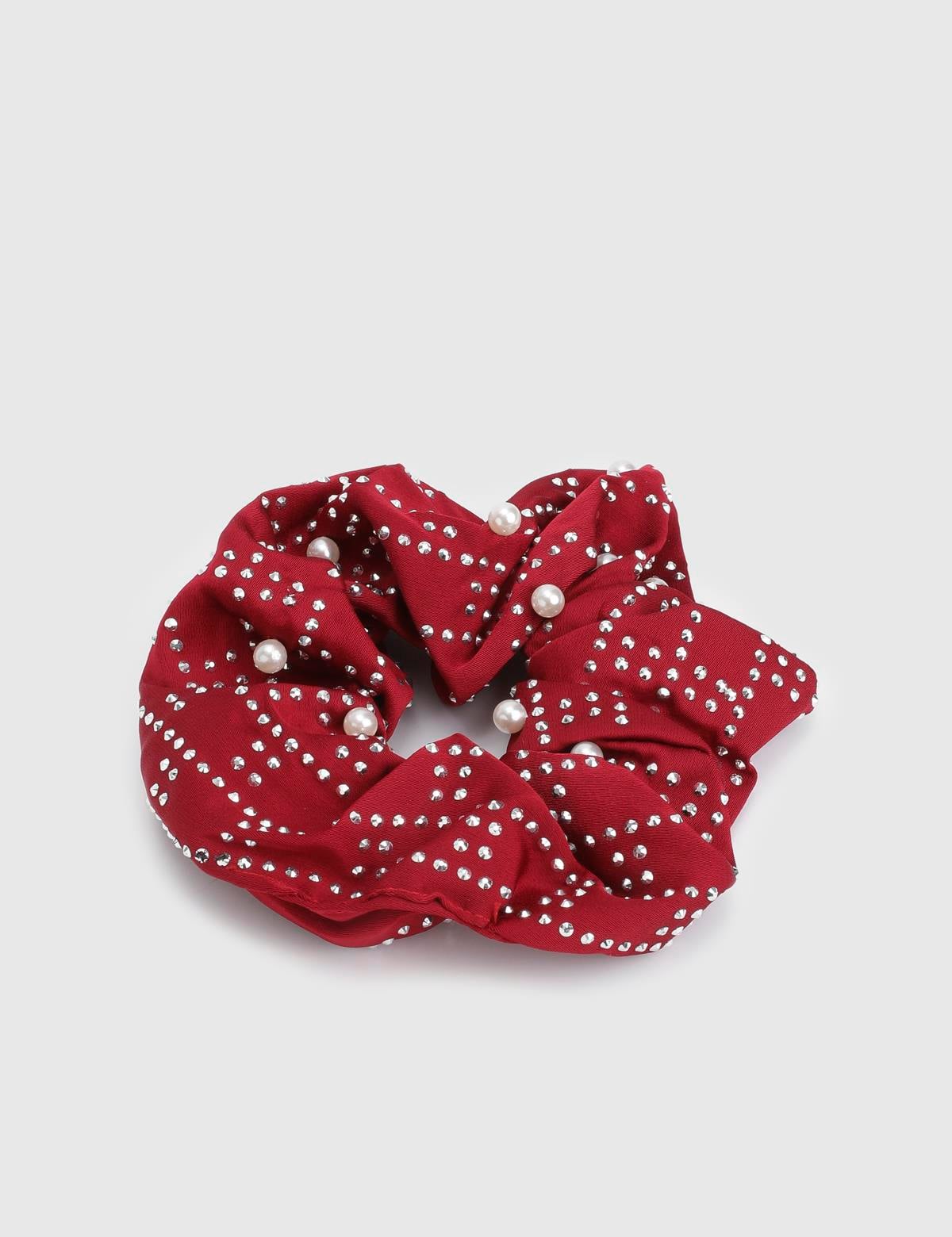 Bire Red Women's Elastic Hair Tie