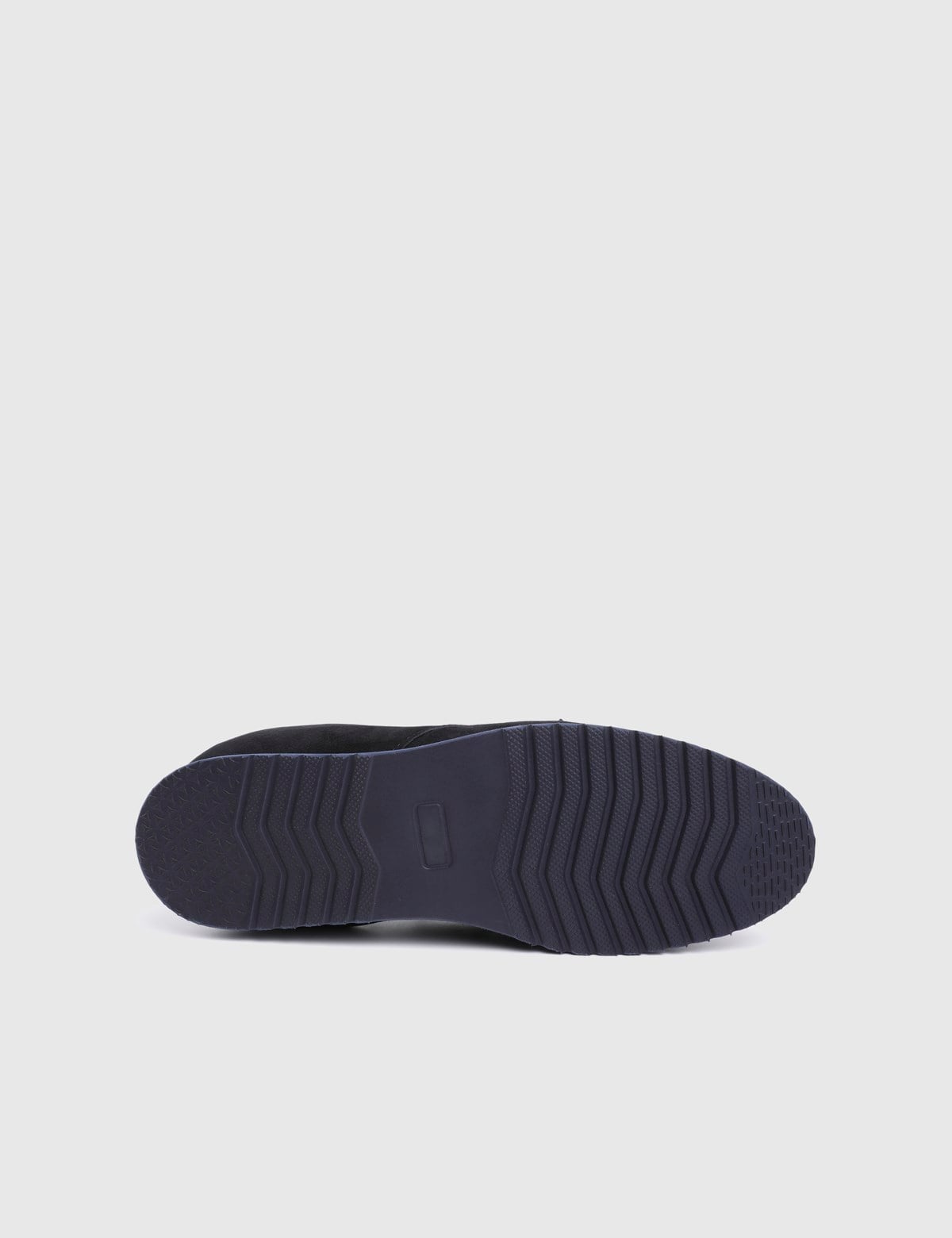 Bode Navy Blue Suede Kidskin Leather Men's Oxford