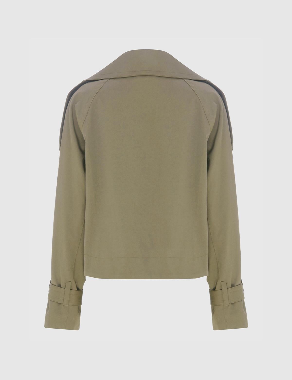 Bolton Khaki Women's Biker Jacket