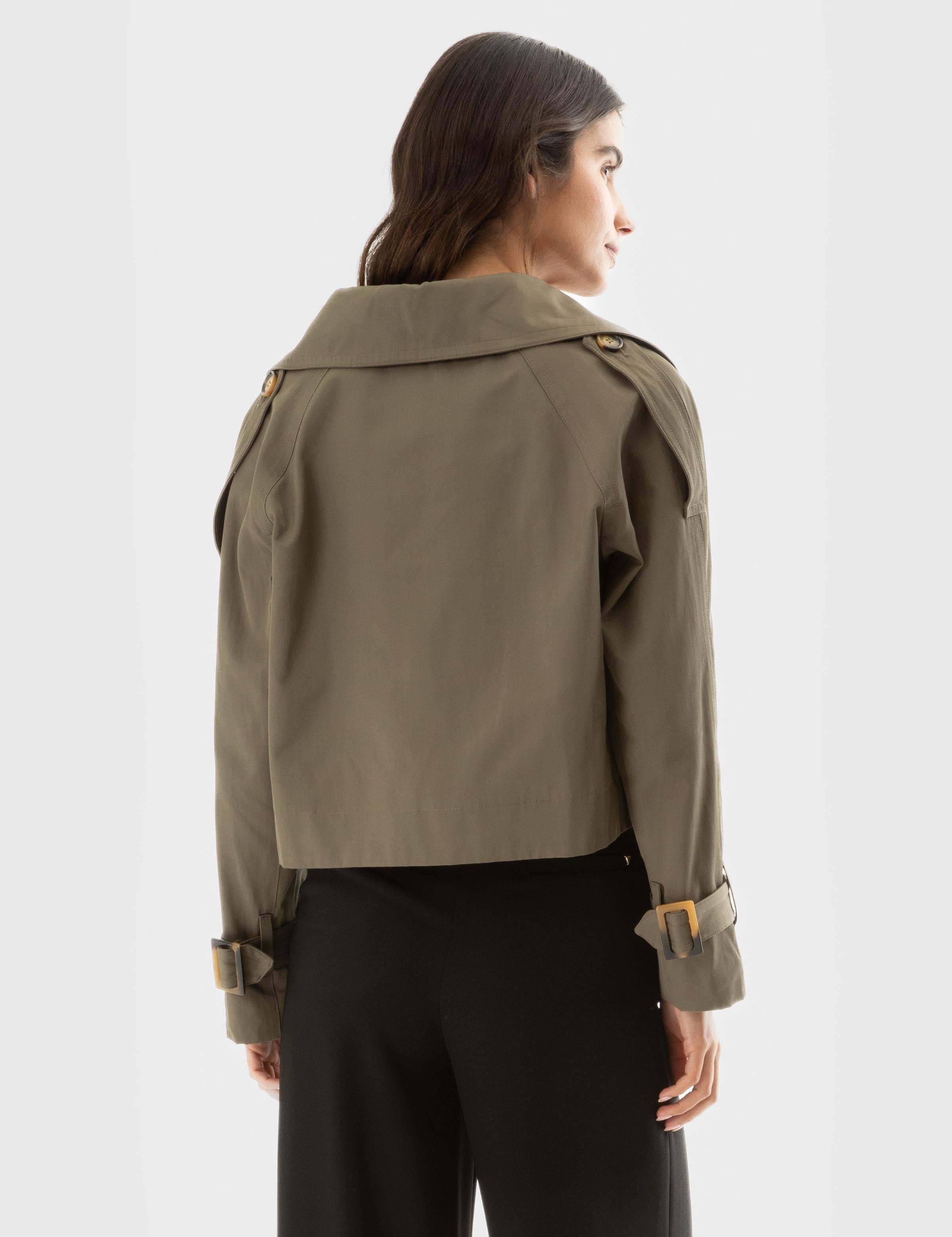 Bolton Khaki Women's Biker Jacket
