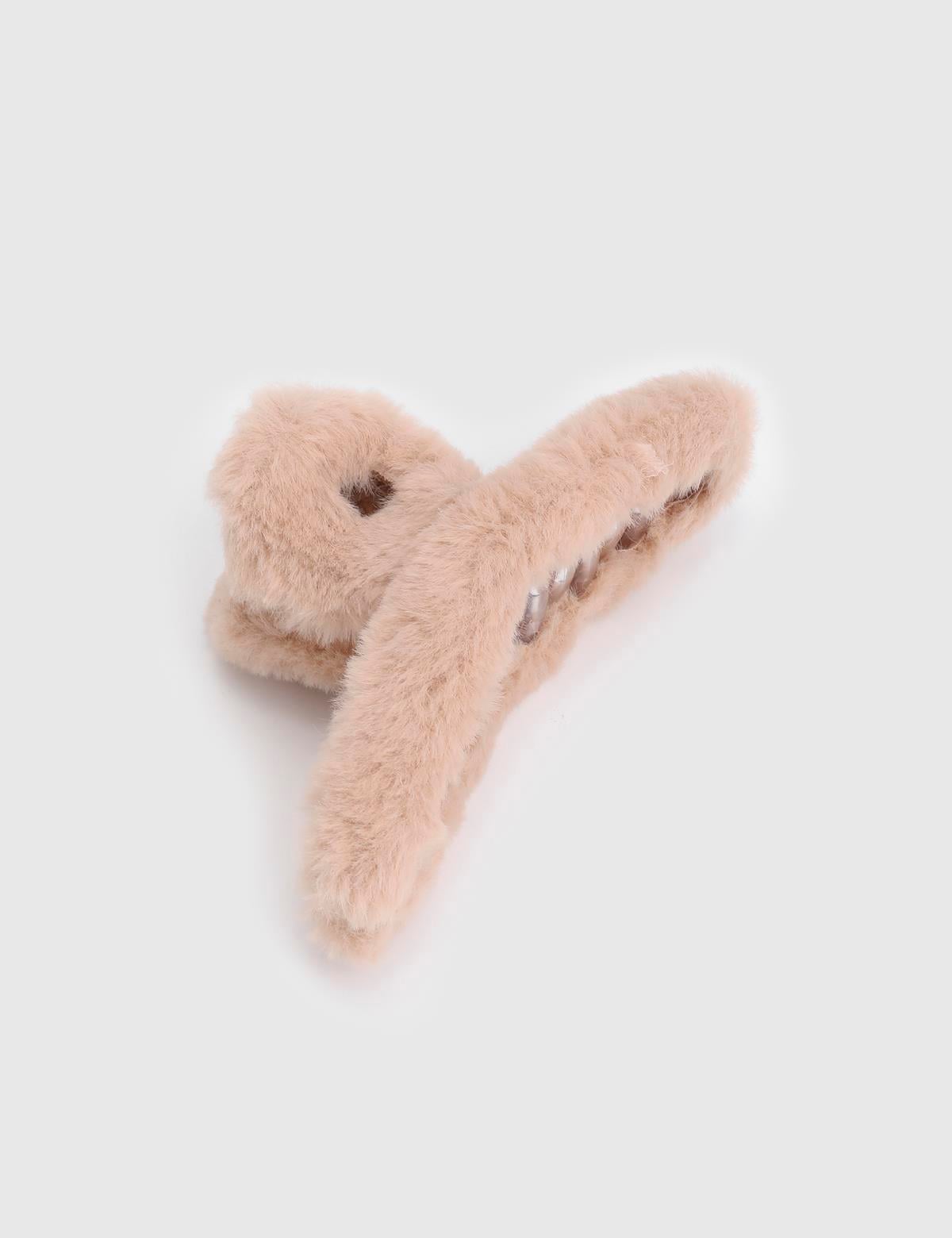Briele Beige Women's Hair Claw Clip