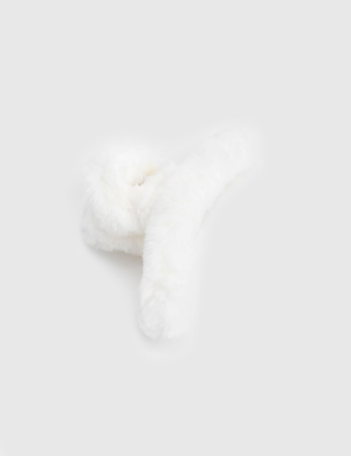 Briele White Women's Hair Claw Clip