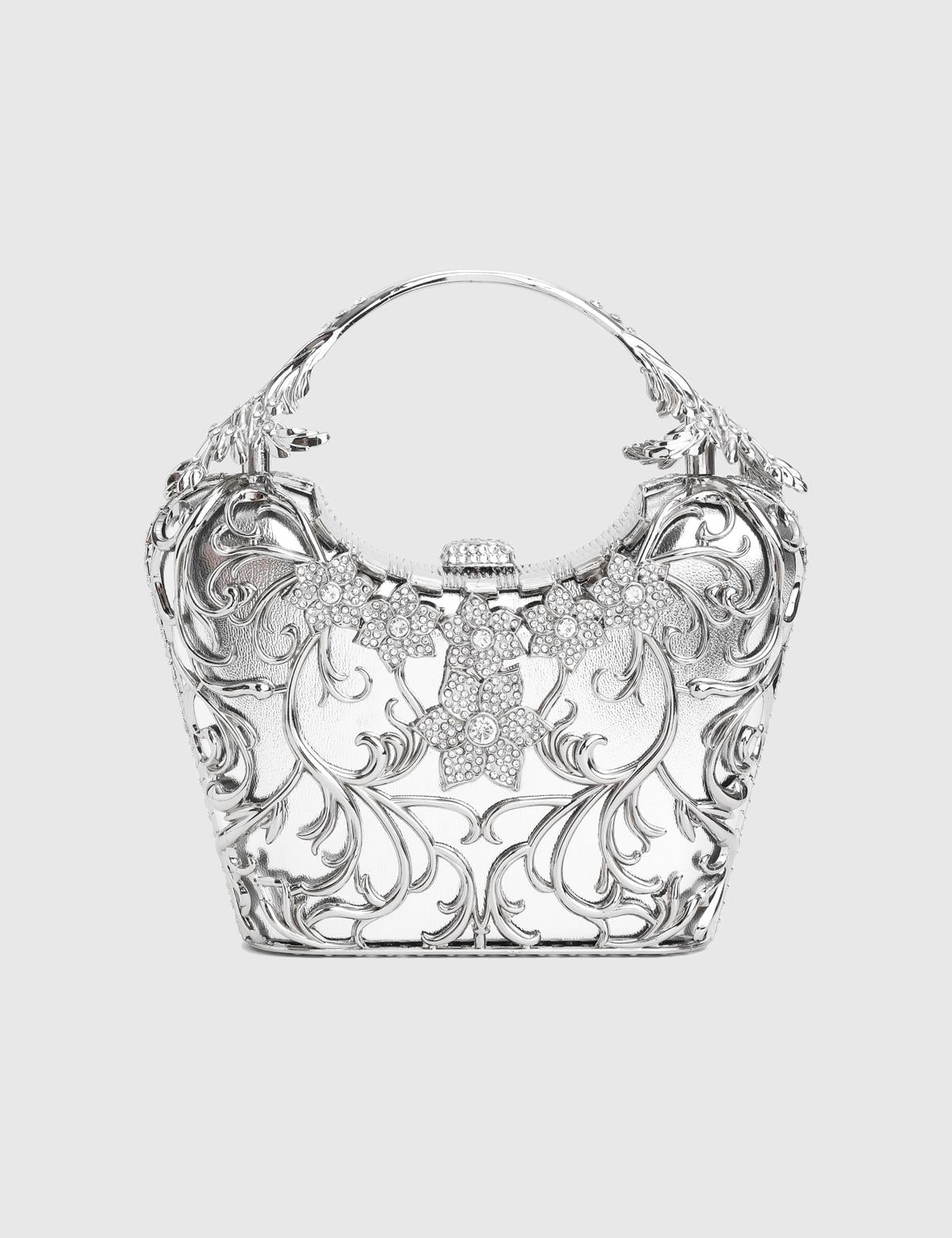 Brielle Silver Women's Handbag