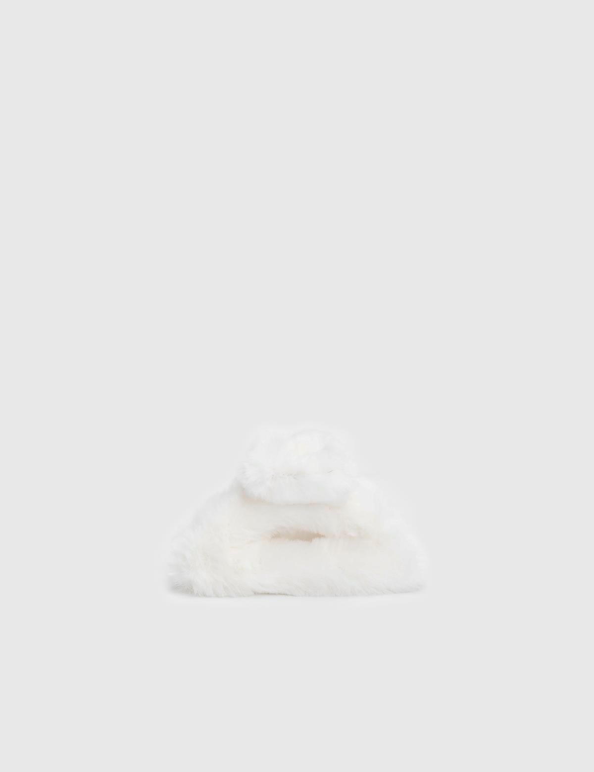 Brinae White Women's Hair Claw Clip