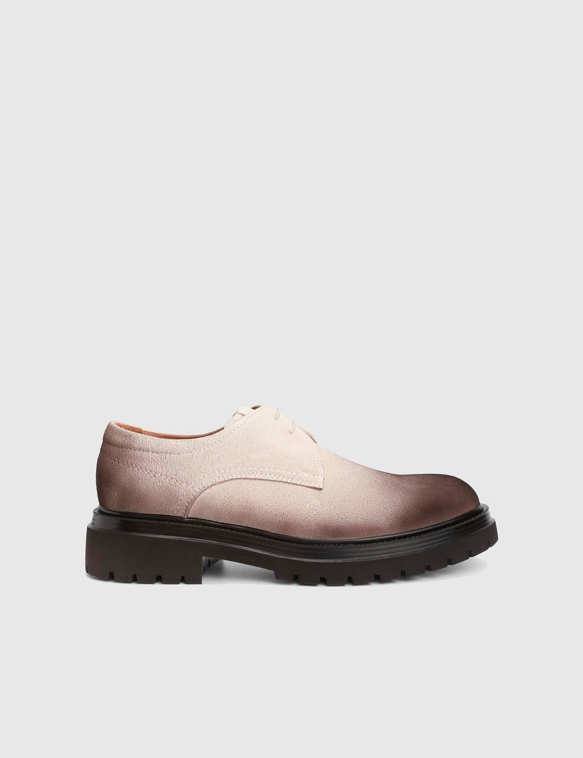 Bruno Cream Suede Leather Men's Oxford
