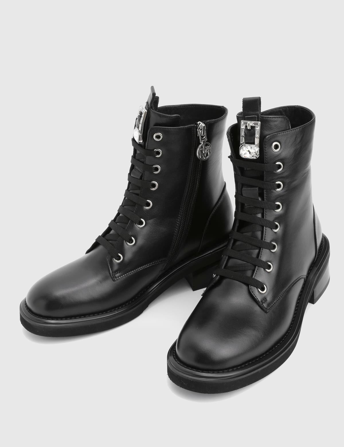 Carino Black Leather Women's Boot
