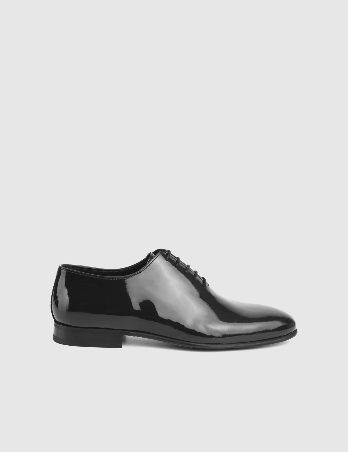 Cesare Black Patent Leather Men's Tuxedo Shoe