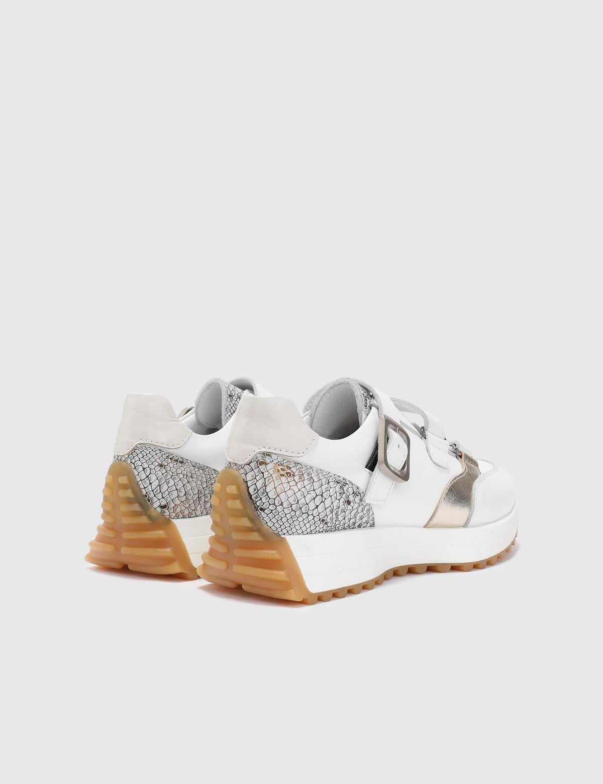 Cirino White Floater Leather Women's Sneaker
