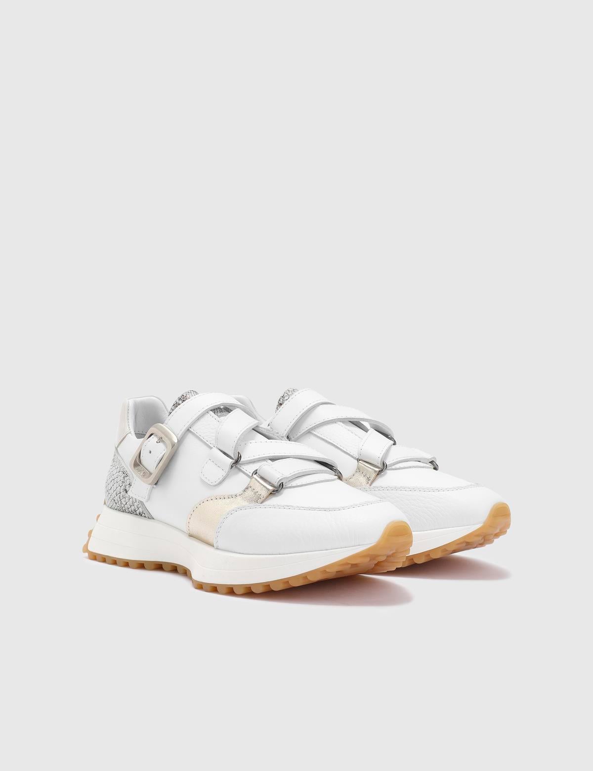Cirino White Floater Leather Women's Sneaker