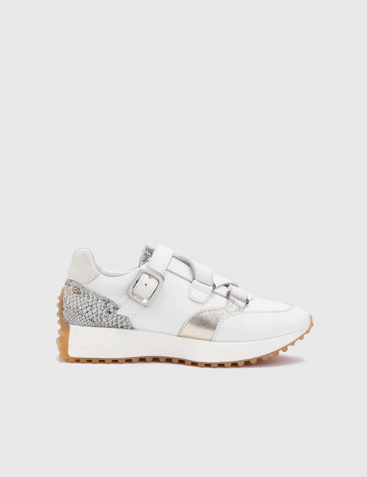 Cirino White Floater Leather Women's Sneaker