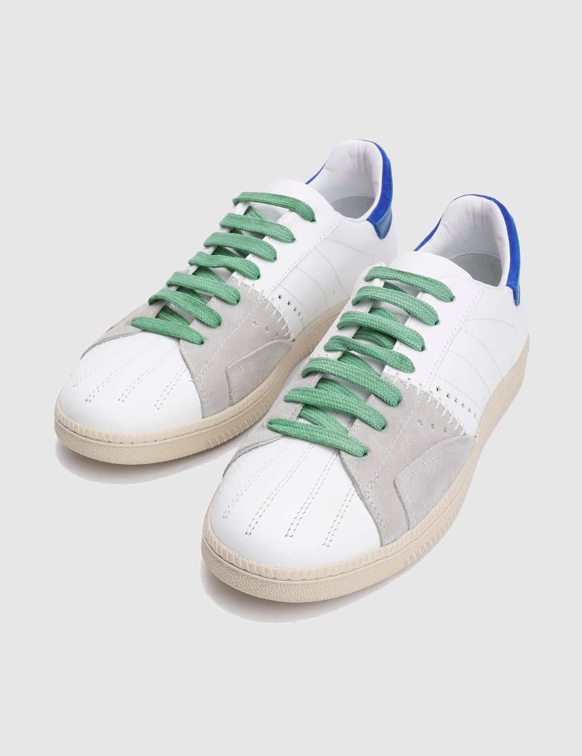 Colwill White Suede Leather Men's Sneaker