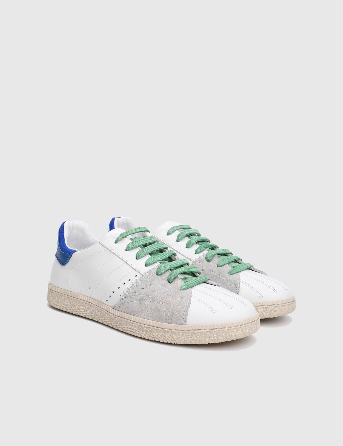 Colwill White Suede Leather Men's Sneaker