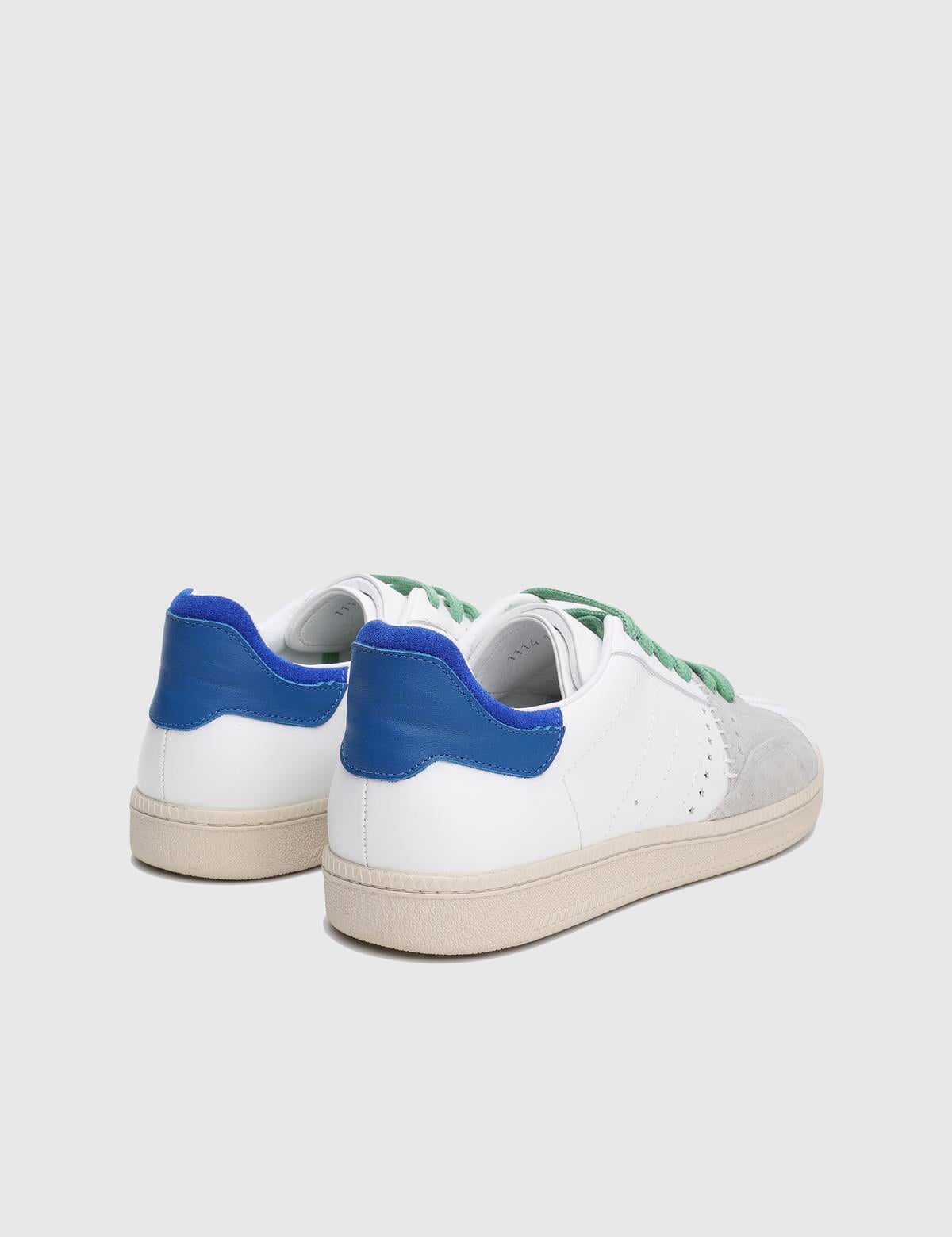 Colwill White Suede Leather Men's Sneaker