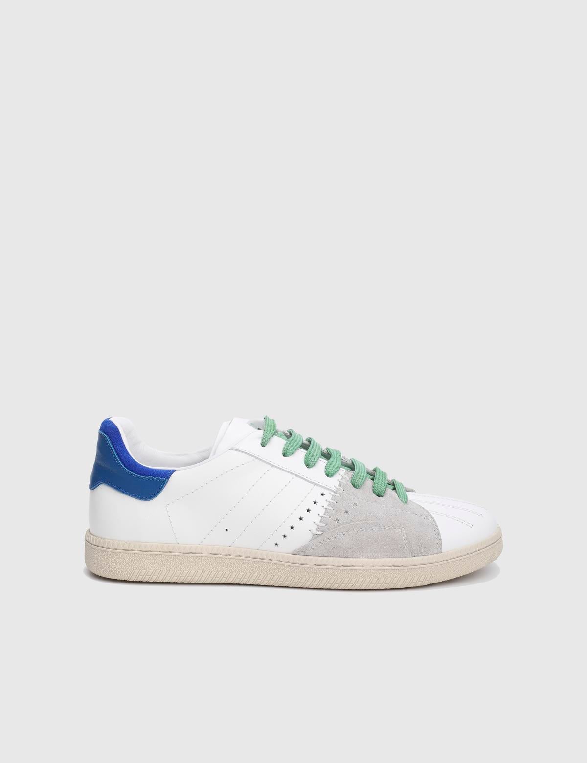 Colwill White Suede Leather Men's Sneaker