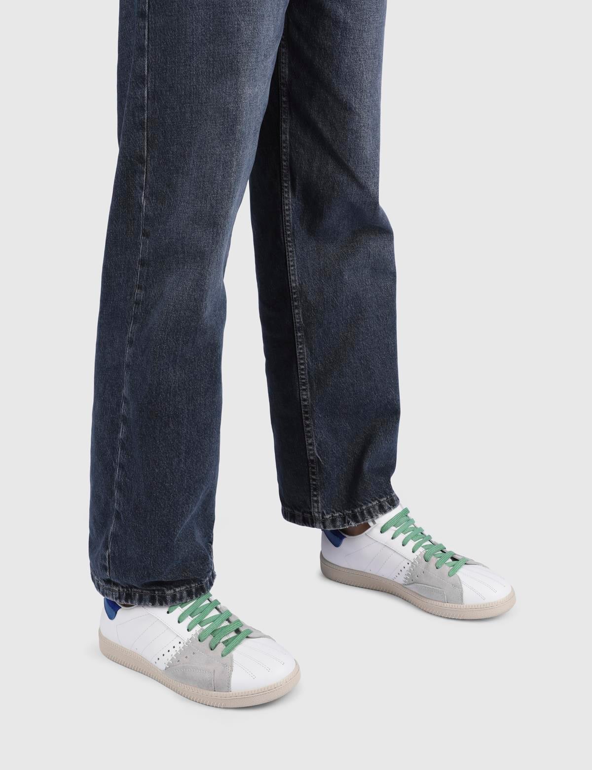 Colwill White Suede Leather Men's Sneaker