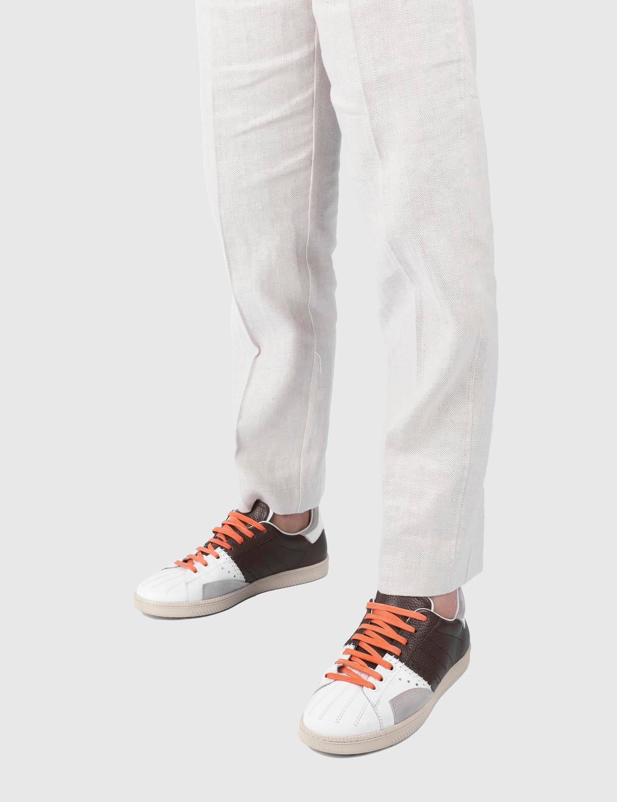 Colwill Brown Suede Leather Men's Sneaker