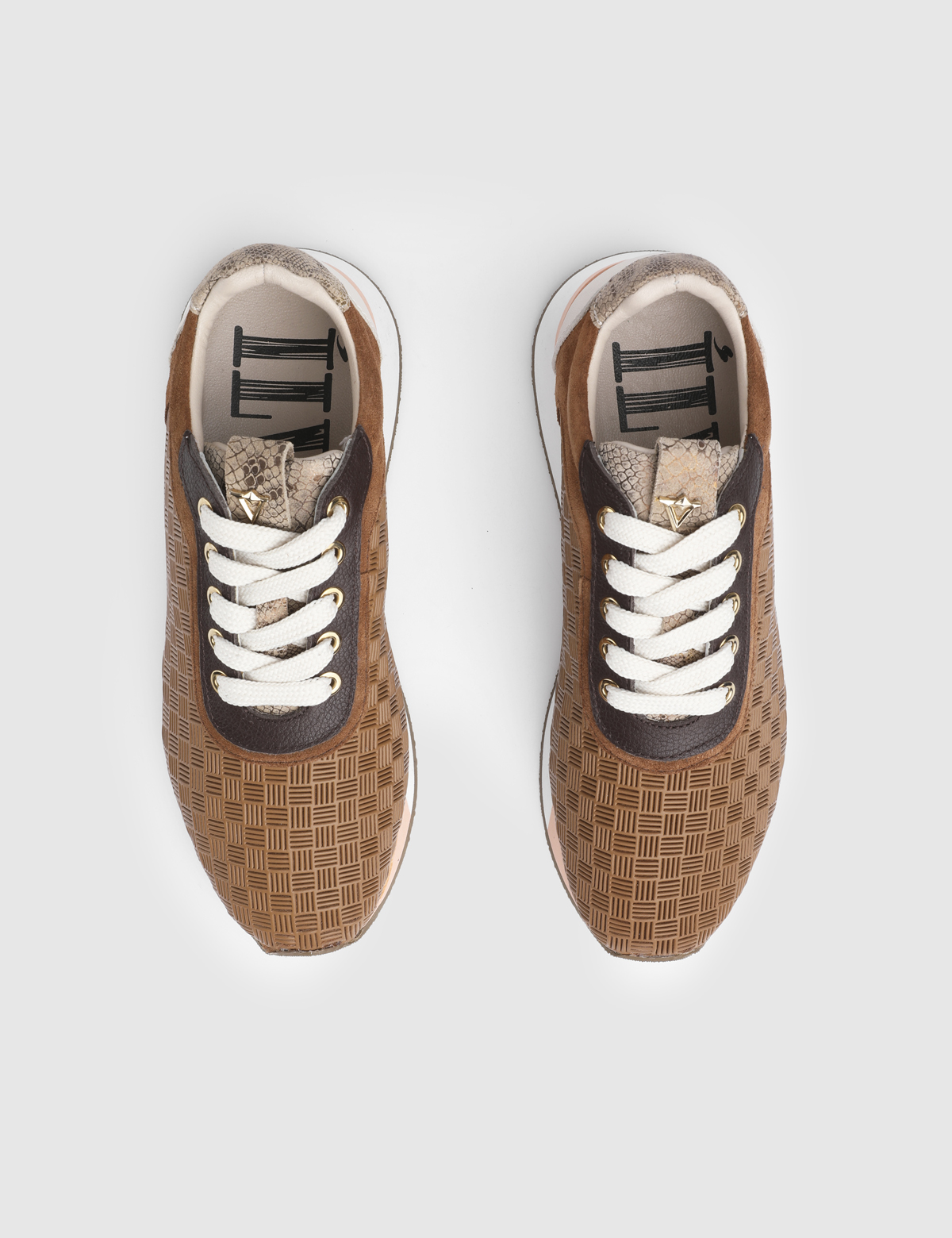 Crux Saddle Brown Suede Leather Women's Sneaker