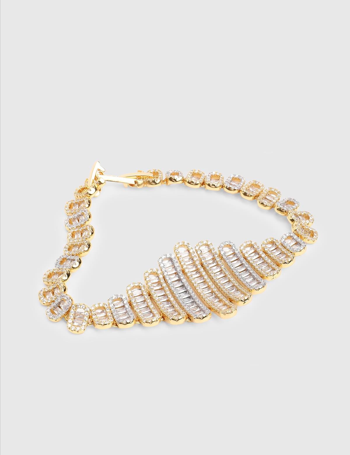 Dias Silver Women's Bracelet with Multicolor Stones