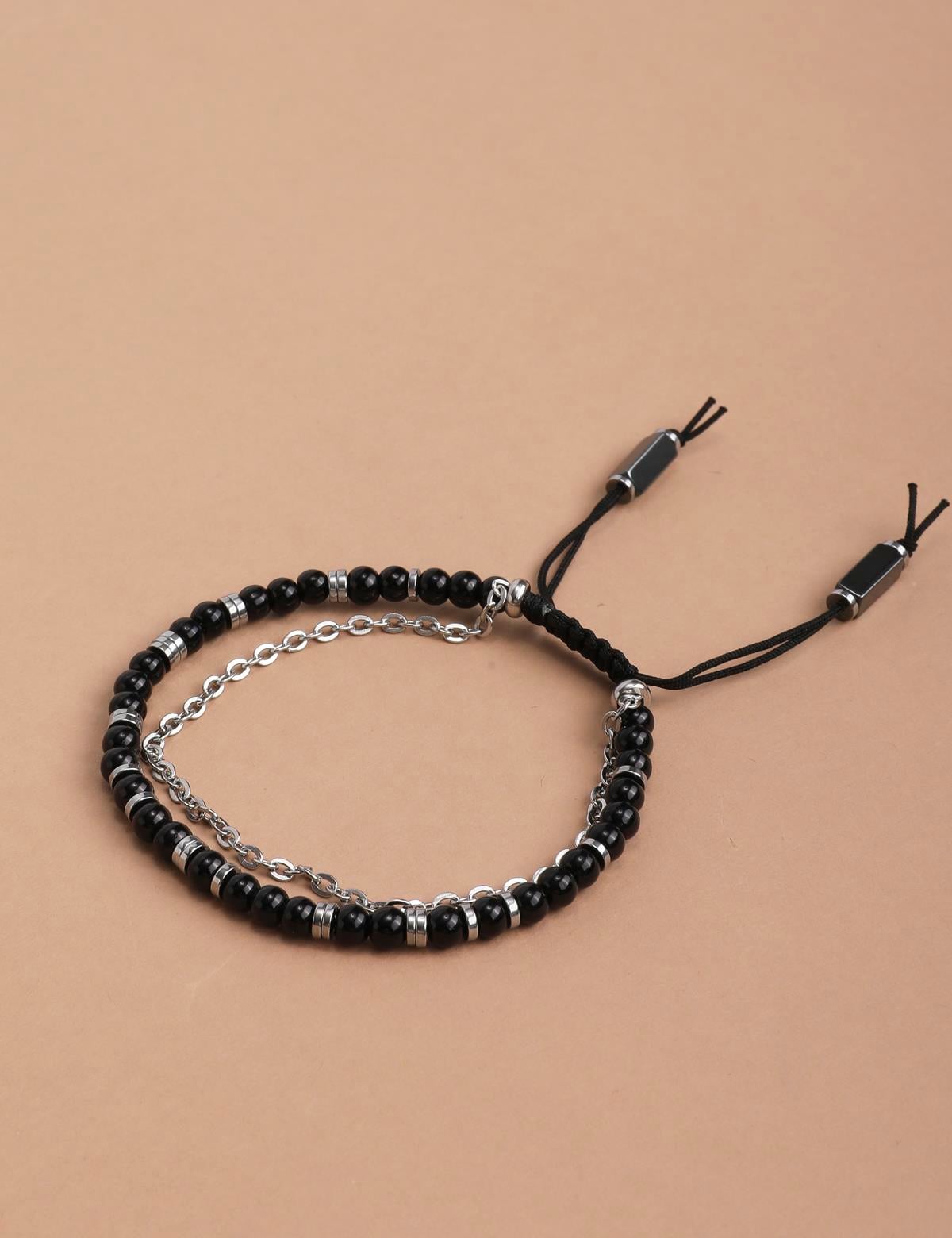 Douglas Black Men's Bracelet