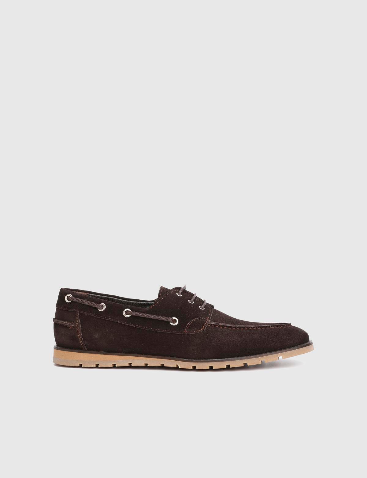 Eccles Brown Suede Leather Men's Oxford