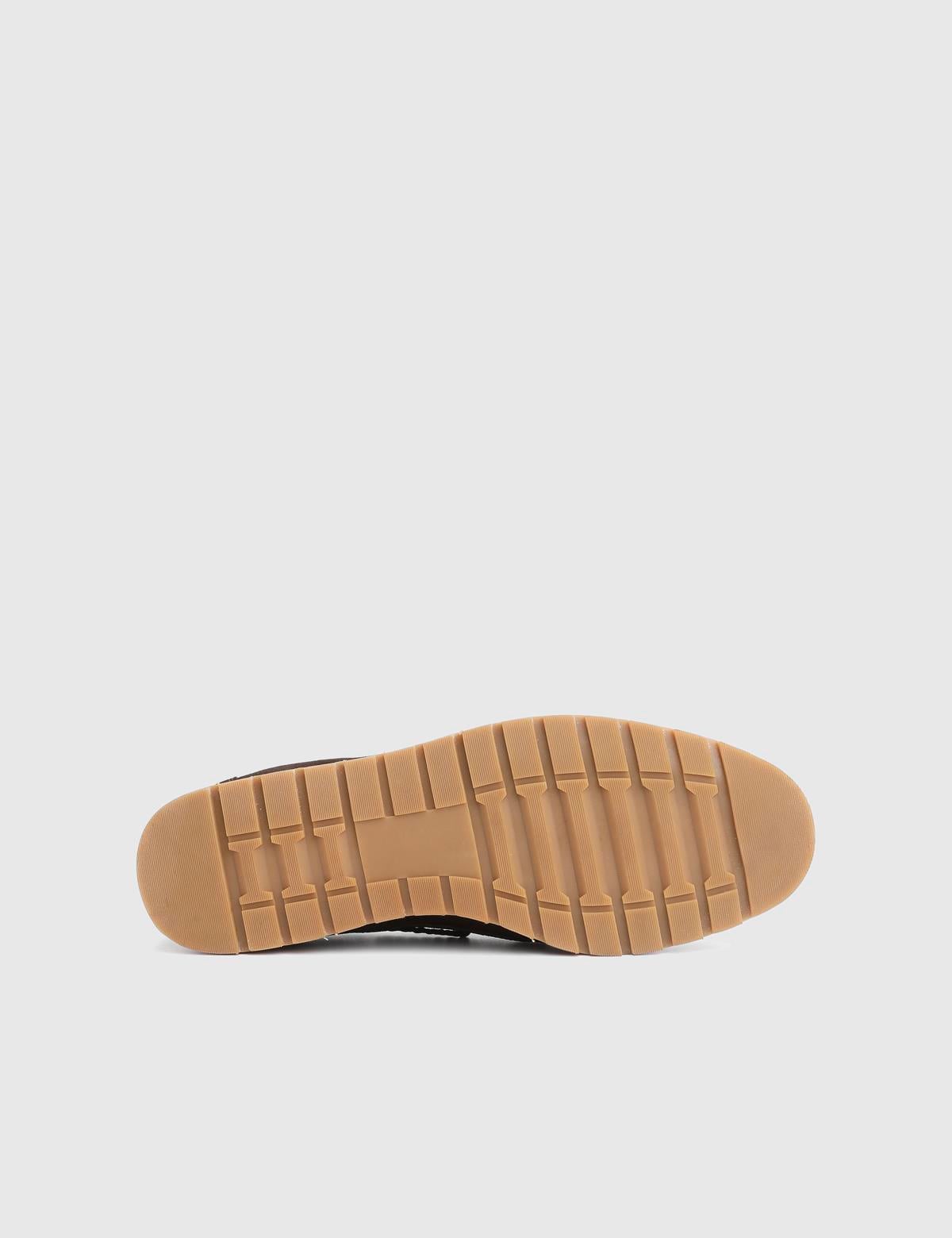 Eccles Brown Suede Leather Men's Oxford
