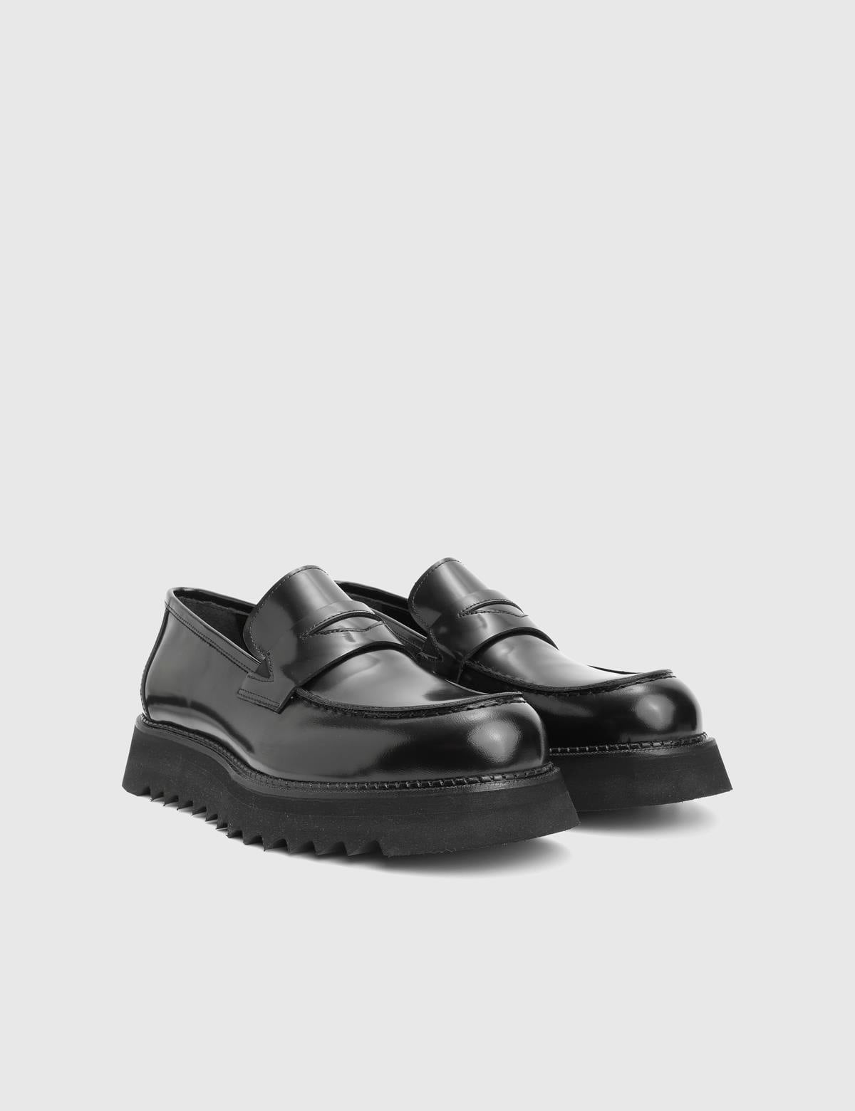 Edan Black Florentic Leather Men's Loafer
